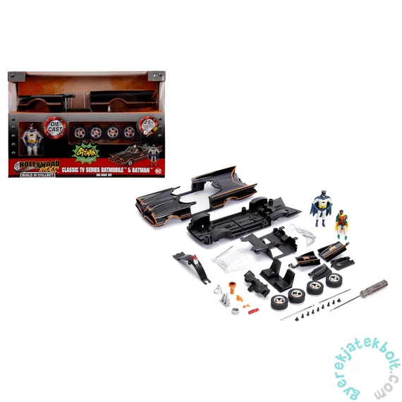 Batman összeszerelhető autómodell figurával - 1966 Classic Batmobile