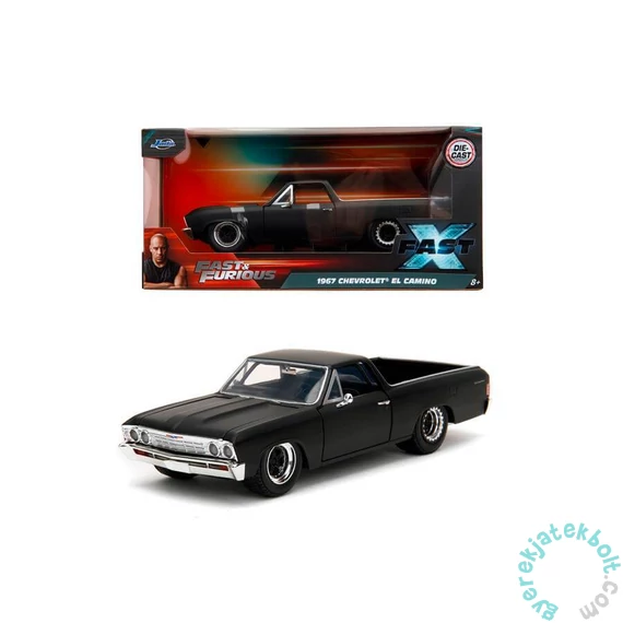 Jada Toys 253203086 Fast and Furious 1967 Chevrolet El Camino fém autómodell 1:24