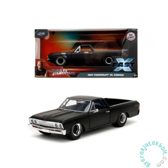 Jada Toys 9334413314R00 Fast and Furious 1967 Chevrolet El Camino fém autómodell 1:24