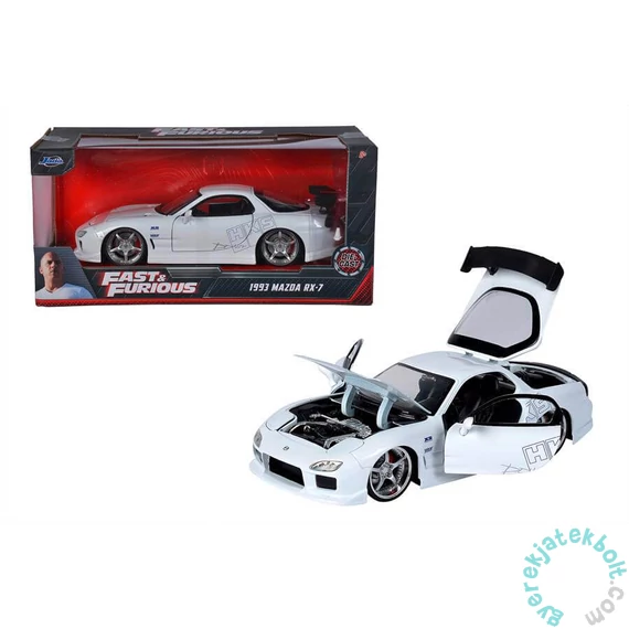 Jada Toys 253203065 Fast and Furious 1993 Mazda RX-7 fém autómodell 1:24