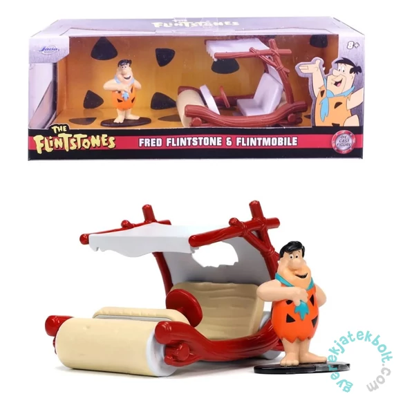 Jada - Flintstone család - Kőkorszaki járgány figurával - 13 cm (253253002)