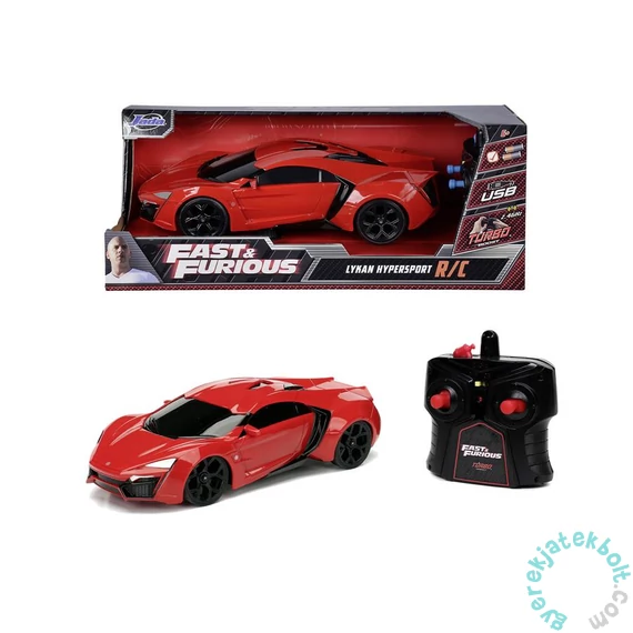 Halálos Iramban - Lykan Hypersport RC távirányítós játékautó - 1:16