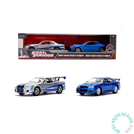 Halálos Iramban - Nissan Skyline GT-R 2 db-os autószett - 1:32