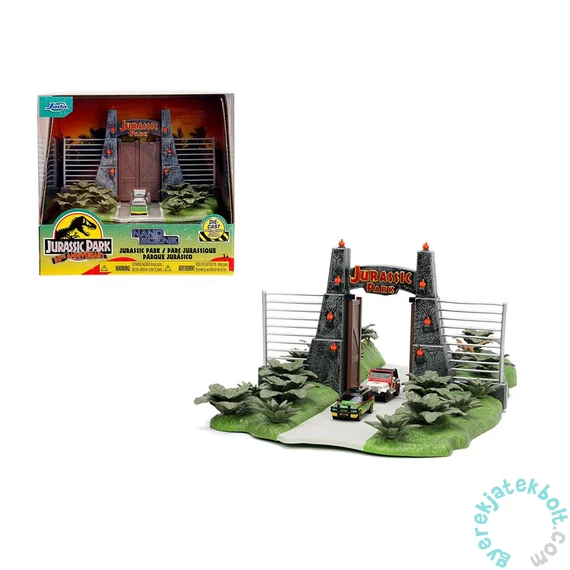 Jada - Jurassic World - 30. évforduló nano fém autószett (253252028)