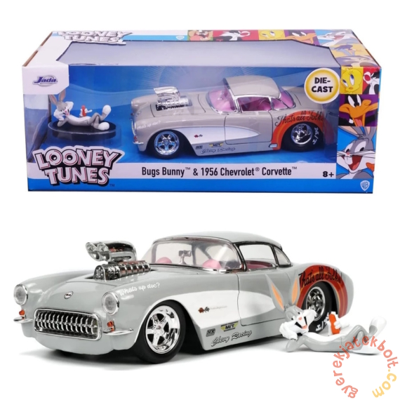 Jada - Looney Tunes 1967 Chevy Corvette fém autómodell figurával - 1:24 (253255041)