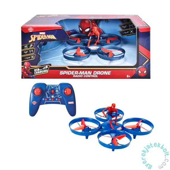 Jada Toys 203225004 Pókember - RC távirányítós drón játékszett