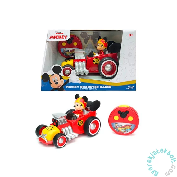 Jada RC Junior - Mickey Roadster Racer távirányítós autó - figurával (253074005)