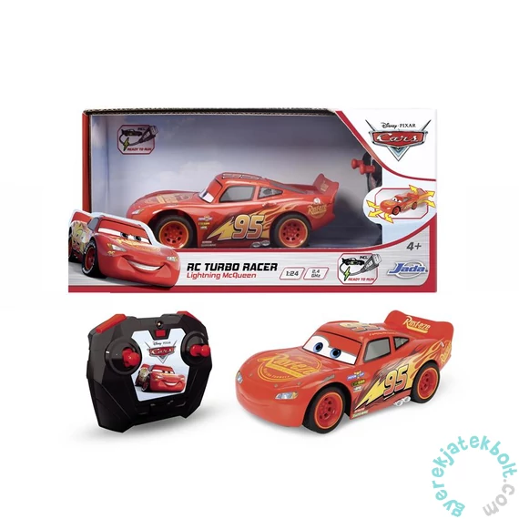 Verdák 3 Turbo Racer - Villám McQueen RC távirányítós autó - 1:24