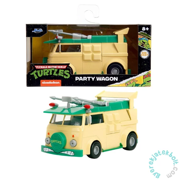 Jada - Tini Ninja Teknőcök Party Wagon fém autómodell - 1:32 (253282000)