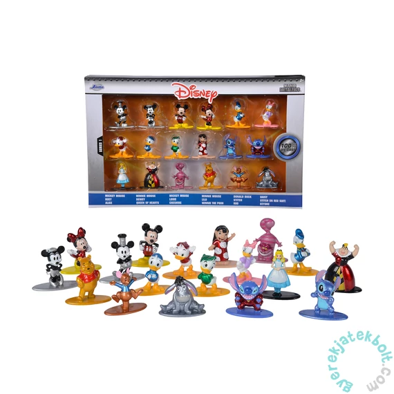 Jada Toys 9333201314R01 Disney nano fém figurakészlet 18 db-os
