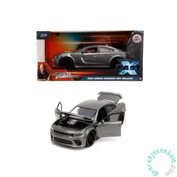 Jada Toys 9334472314R00 Fast &amp; Furious 2021 Dodge Charger fém autómodell 1:24