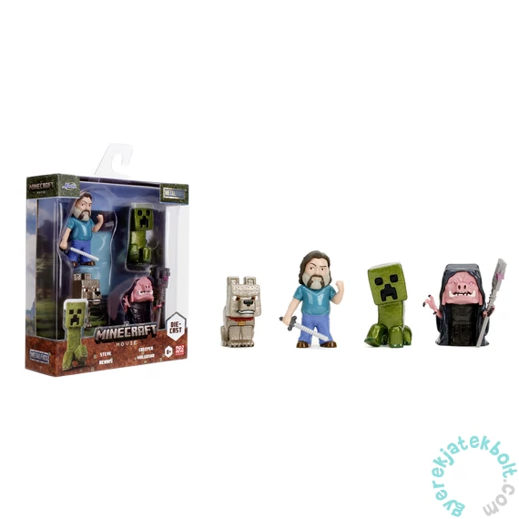Jada Toys 9336692314R00 Minecraft Movie nano fém figuraszett - 4 db-os