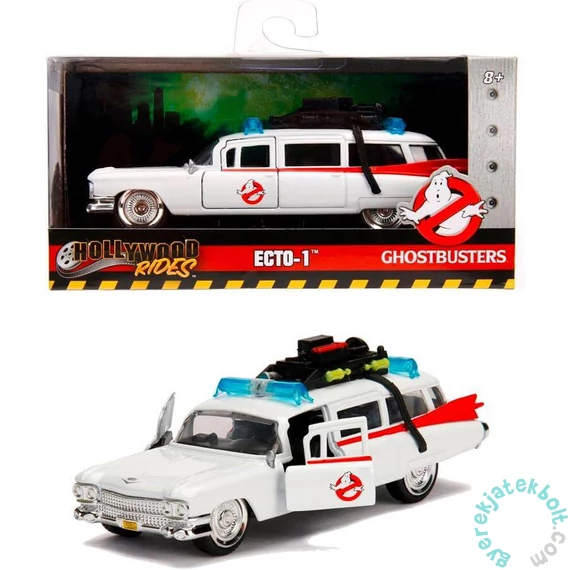 Jada Toys 9399748314R01 Hollywood Riders fém autómodell - Ghostbusters ECTO-1 - 1:32