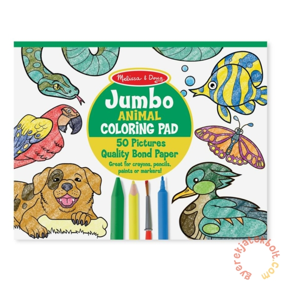 Melissa and Doug Jumbo színező - Állatok (4200)