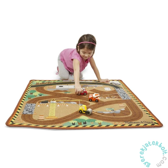 Melissa and Doug Játszószőnyeg 100 x 90 cm - Építkezés (9407)