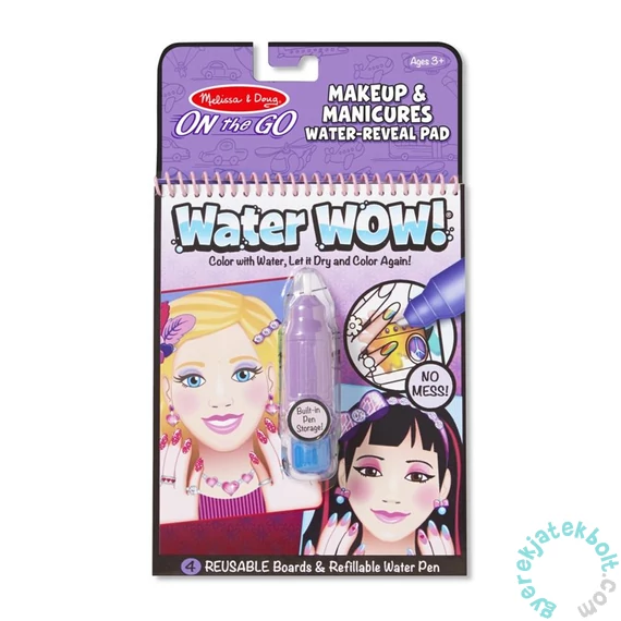Melissa and Doug rajzolás vízzel - Smink és manikűr (9416)