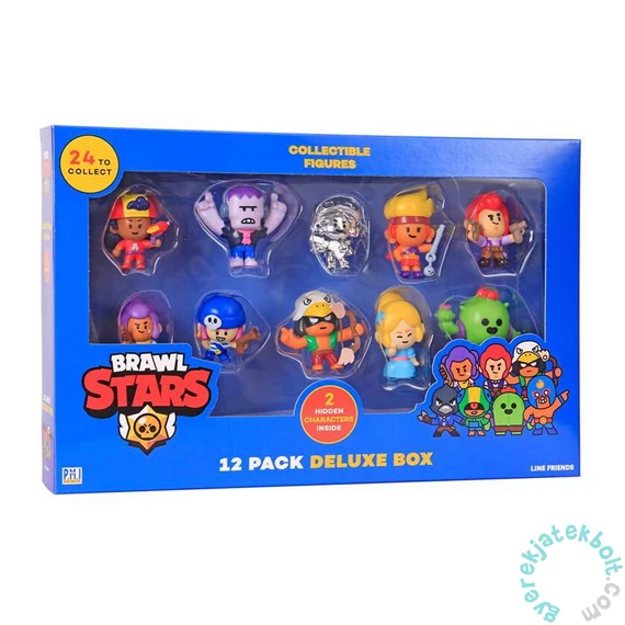 Brawl Stars - 12 darabos Deluxe figura szett I.