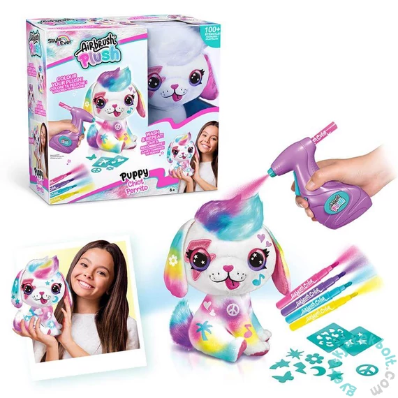 Style 4 Ever - Airbrush Plüss - Színezhető kutyus (OFG249)