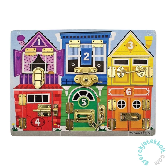 Melissa and Doug Készségfejlesztő játék - Zárak és reteszek