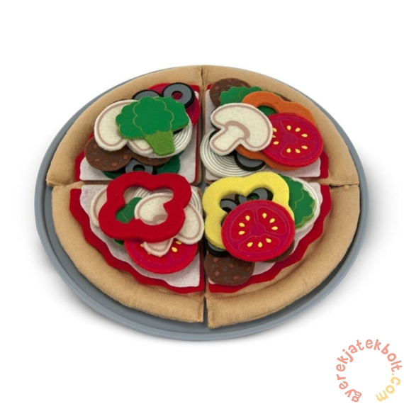 Melissa and Doug Sütés-főzés - Pizzakészítő filc játékszett (3974)