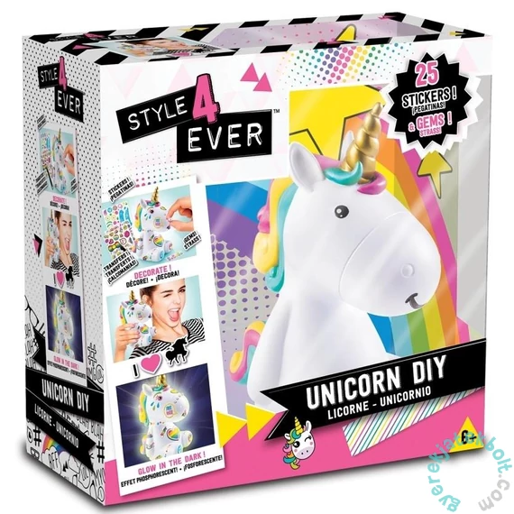 Style4Ever Díszítsd fel unikornis (OFG106)