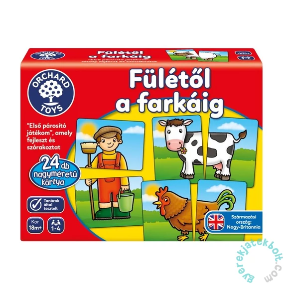 Orchard Toys - Fülétől a farkáig társasjáték (HU018)