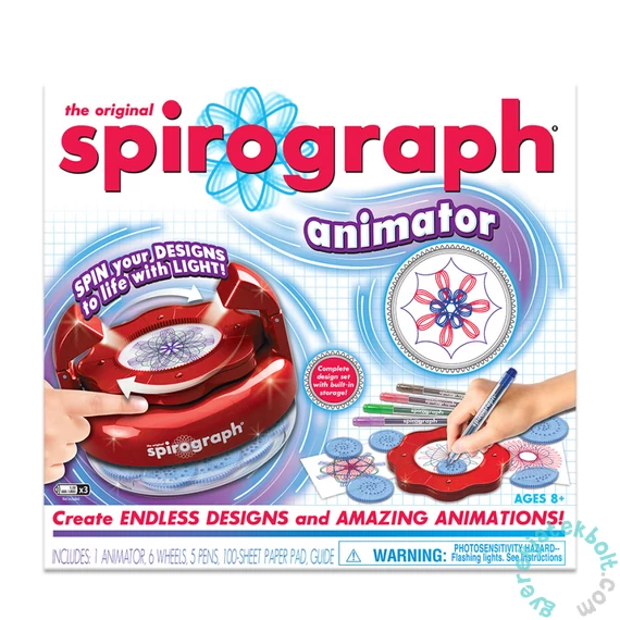 Spirográf animátor kreatív szett