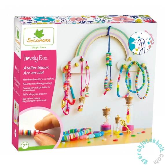 Sycomore - Large Lovely Box - Szivárvány ékszerkészítő szett