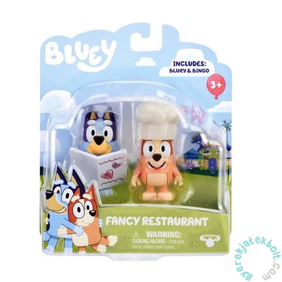 Bluey figurák Dupla csomag - Étterem (BLU13045)