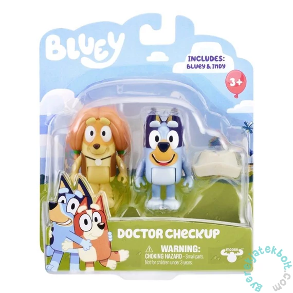 Bluey figurák Dupla csomag - Orvos (BLU13046)