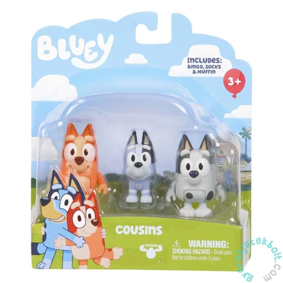 Bluey figurák Dupla csomag - Uncsitesók (BLU13040)