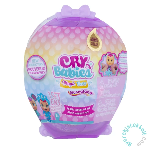 Cry Babies Varázskönnyek Dress Me Up meglepetés baba kapszula gardróbban - S2