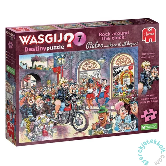 Jumbo 1000 db-os puzzle - Wasgij Destiny 7 - Rock N Roll (00017)