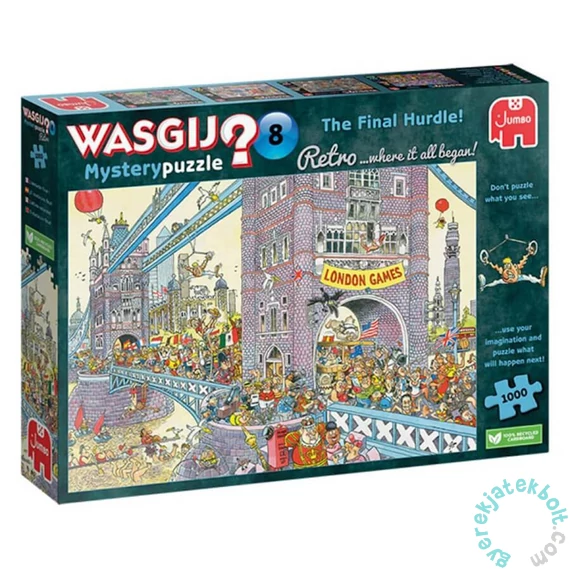 Jumbo 1000 db-os puzzle - Wasgij Mystery 8 - Utolsó akadály (00330)