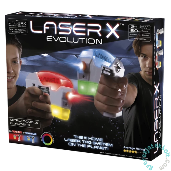 Laser-X Evolution - Mikro Pisztoly dupla csomag (LAS88168)