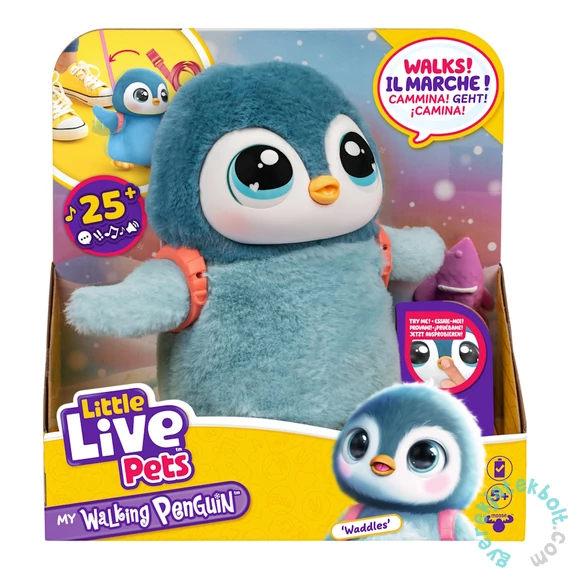 Little Live Pets - Totyi, az interaktív totyogó Pingvin (LLP26535)
