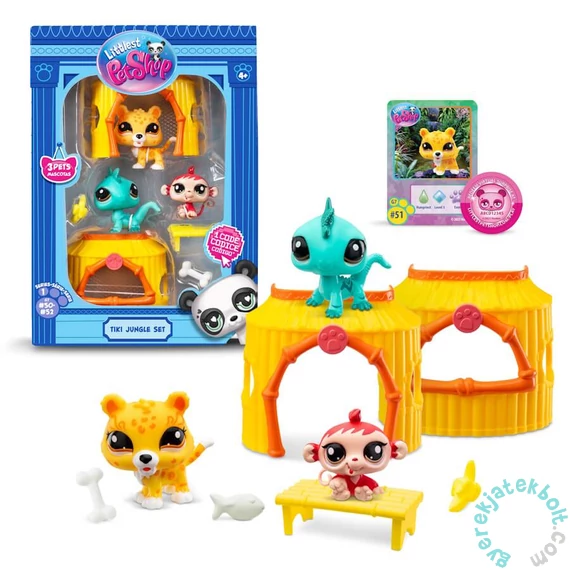 Littlest Pet Shop - Dzsungel 3-as készlet - 50-52 (LPS00515)