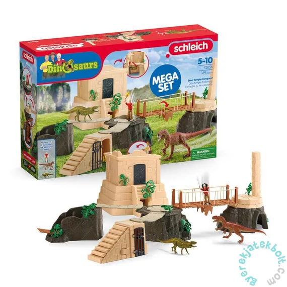 Schleich 42656 Dínó templom legyőzése - Dinoszauruszok (SLH42656)