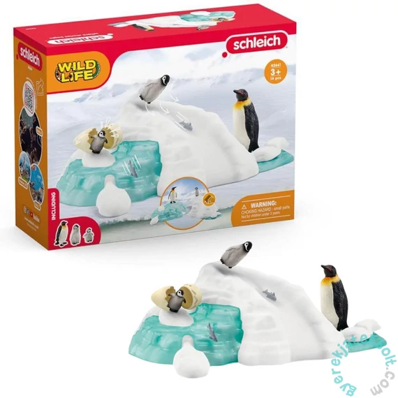 Schleich 42661 Pingvin családi móka játékszett - Wild Life (SLH42661)