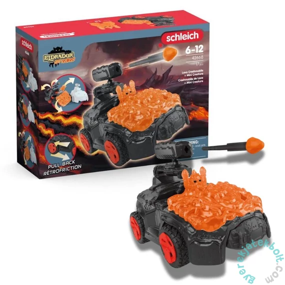 Schleich 42668 Láva Crashmobil mini figurával - Eldrador Mini Creatures (SLH42668)