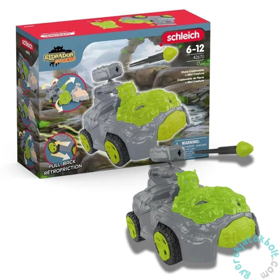 Schleich 42670 Kő Crashmobil mini figurával - Eldrador Mini Creatures (SLH42670)