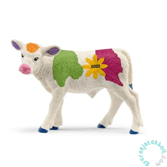 Schleich 72207 Színes tavaszi borjú figura - Farm World (SLH72207)