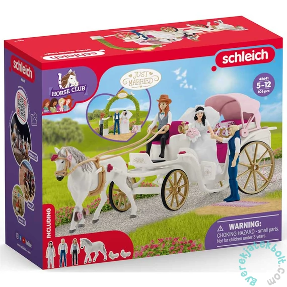 Schleich 42641 Esküvői hintó játékszett - Horse Club