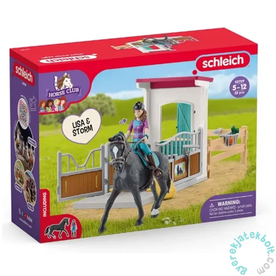 Schleich 42709 Lovas kaland - Lisa és Storm játékszett - Horse Club (SLH42709)