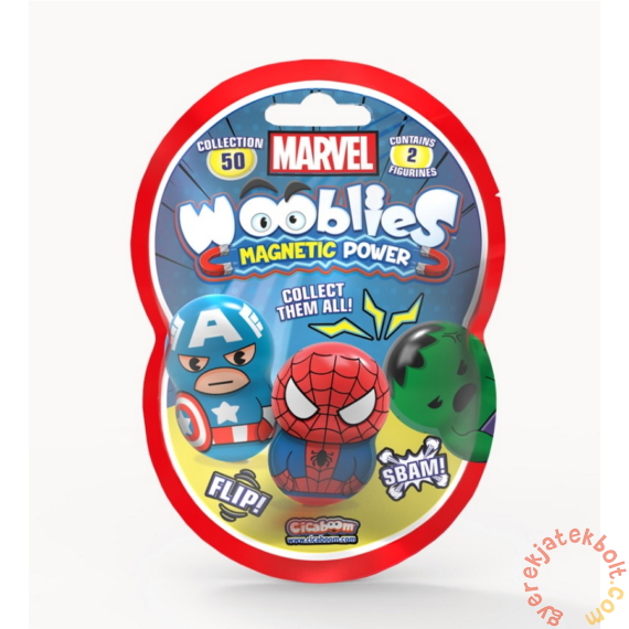 Wooblies Marvel gyűjthető meglepetés csomag 2 figurával