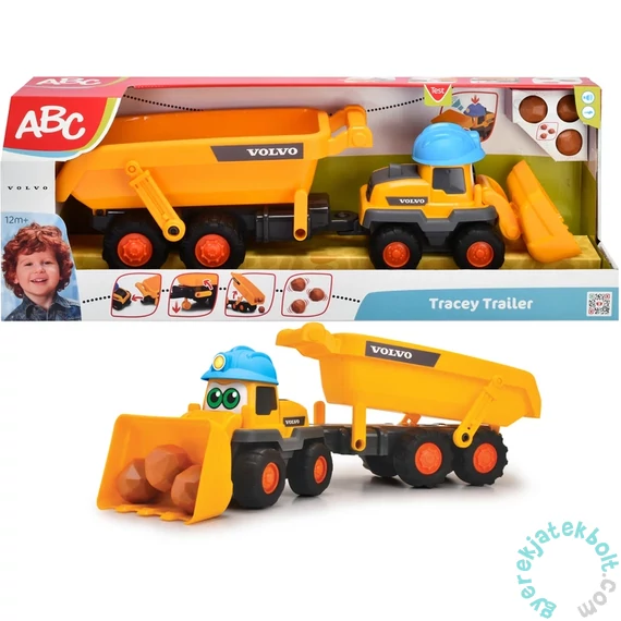 Simba ABC Tracey pótkocsis teherautó 65 cm (204119007)