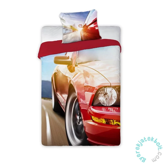 Versenyautós ágyneműhuzat szett 
