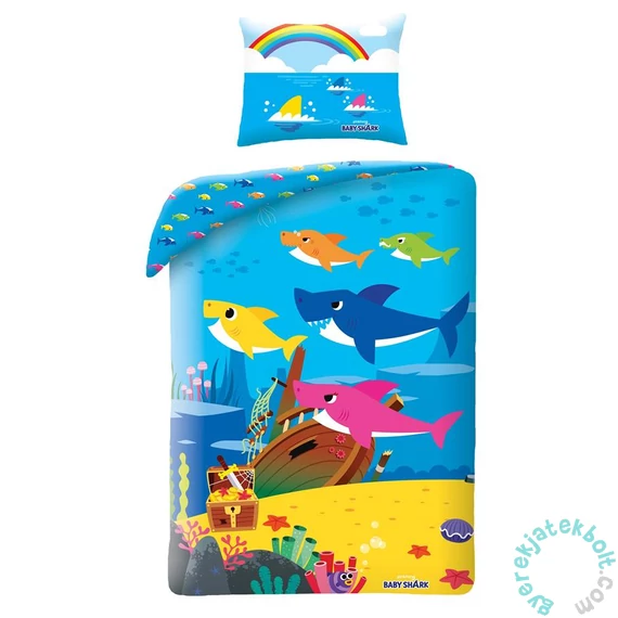 Baby Shark Ágyneműhuzat szett - Kék
