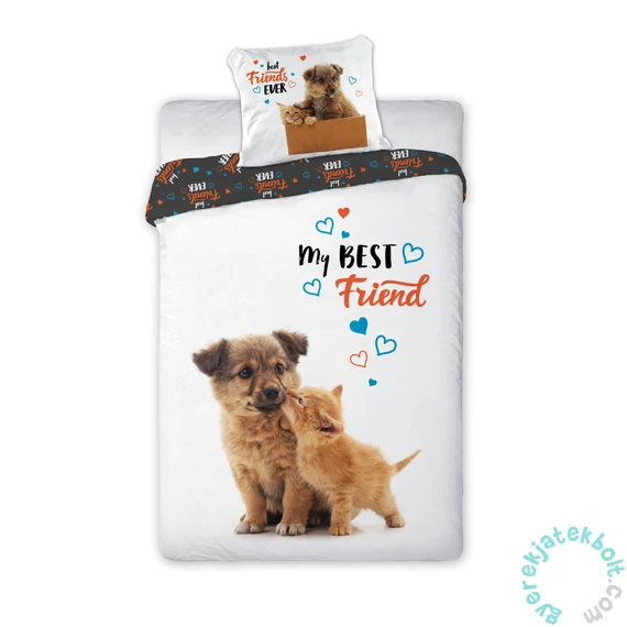 Best Friends kutyás-cicás ágyneműhuzat szett - My best friend