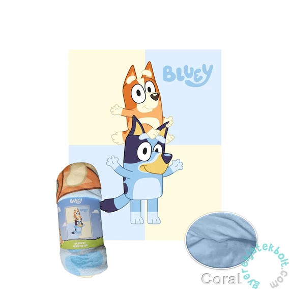 Bluey polár takaró - Bandit és Bluey (BY-7692FB)